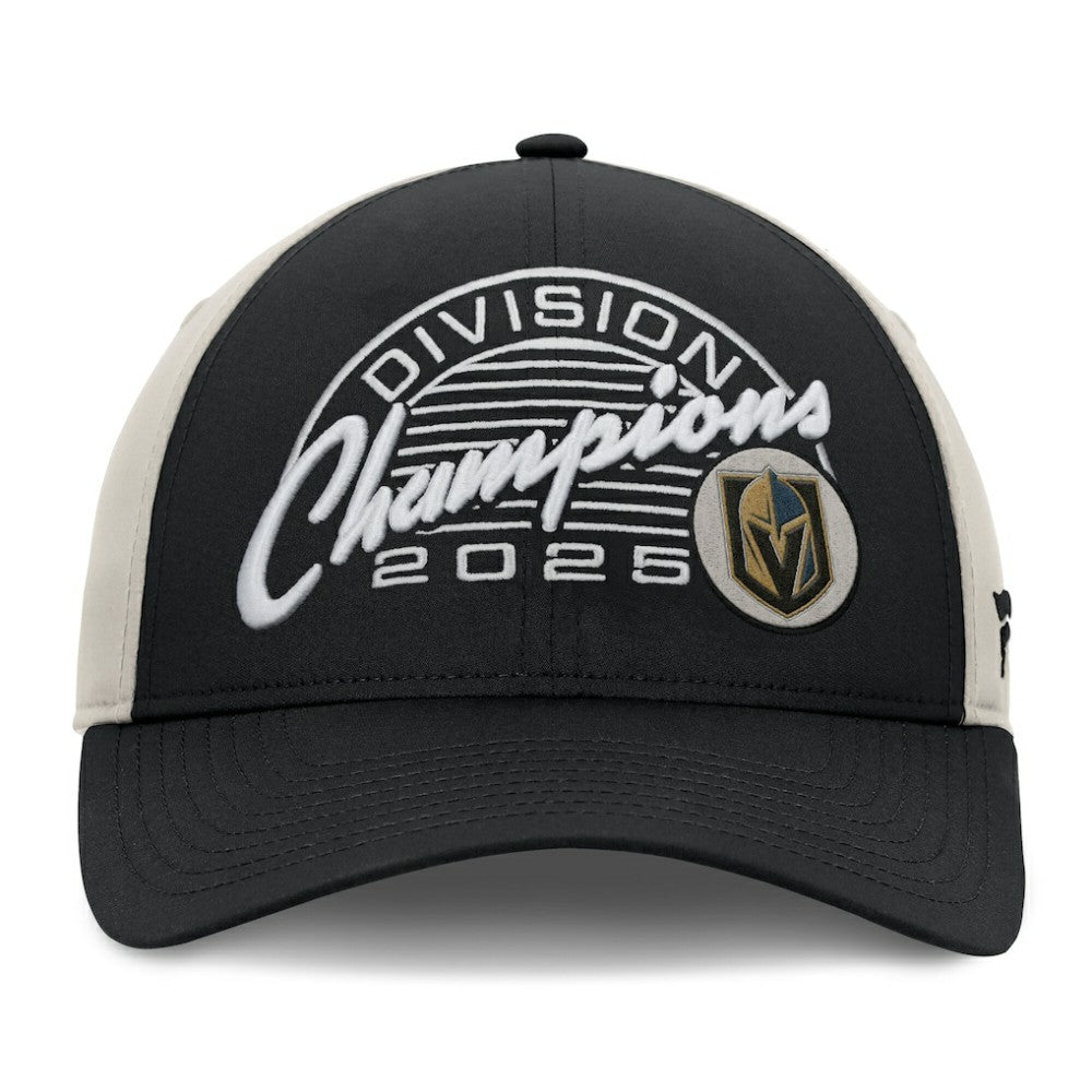 Vegas Golden Knights Fanatics 2025 Pacific Division Champions Locker Room Adjustable Hat - Black - NHL 202986054