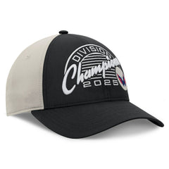 Washington Capitals Fanatics 2025 Metropolitan Division Champions Locker Room Adjustable Hat - Black/Gray - NHL 202986055
