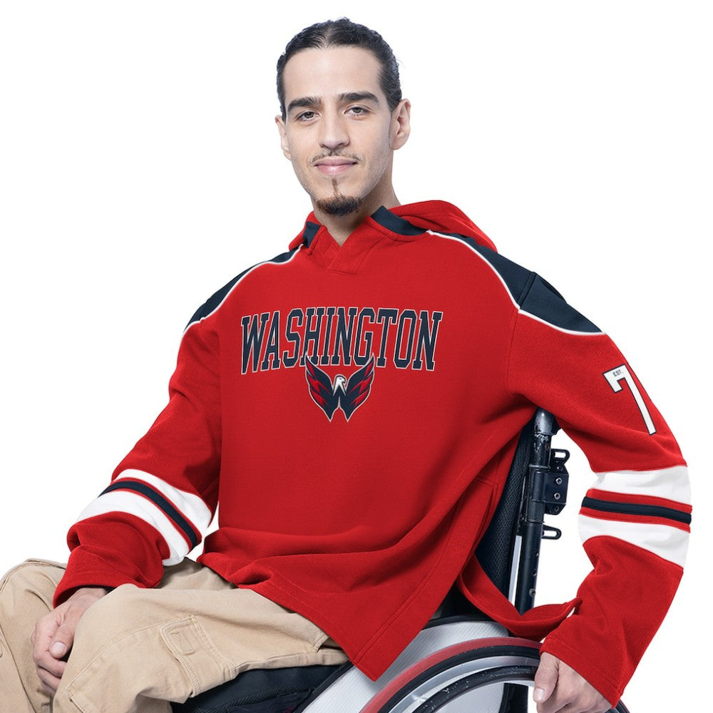Washington Capitals G-III Sports by Carl Banks Adaptive Wear Lord Stanley Hooded Long Sleeve Sweatshirt - Red - NHL 202986070