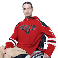 Washington Capitals G-III Sports by Carl Banks Adaptive Wear Lord Stanley Hooded Long Sleeve Sweatshirt - Red - NHL 202986070