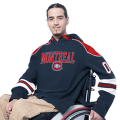 Montreal Canadiens G-III Sports by Carl Banks Adaptive Wear Lord Stanley Hooded Long Sleeve Sweatshirt - Navy - NHL 202986081