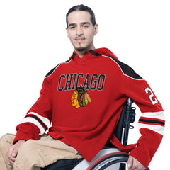 Chicago Blackhawks G-III Sports by Carl Banks Adaptive Wear Lord Stanley Hooded Long Sleeve Sweatshirt - Red - NHL 202986088