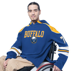 Buffalo Sabres G-III Sports by Carl Banks Adaptive Wear Lord Stanley Hooded Long Sleeve Sweatshirt - Royal - NHL 202986089