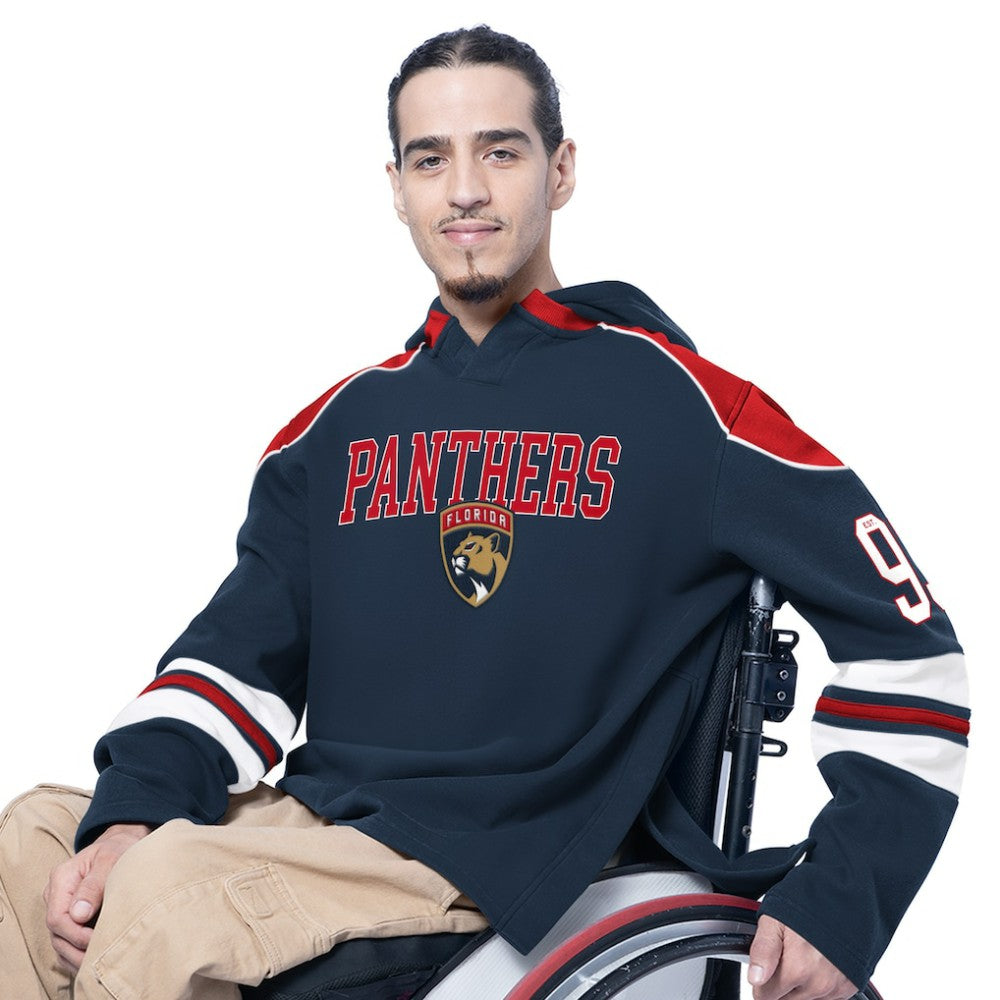 Florida Panthers G-III Sports by Carl Banks Adaptive Wear Lord Stanley Hooded Long Sleeve Sweatshirt - Navy - NHL 202986092