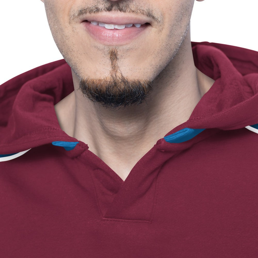 Colorado Avalanche G-III Sports by Carl Banks Adaptive Wear Lord Stanley Hooded Long Sleeve Sweatshirt - Burgundy - NHL 202986095