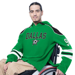 Dallas Stars G-III Sports by Carl Banks Adaptive Wear Lord Stanley Hooded Long Sleeve Sweatshirt - Green - NHL 202986097