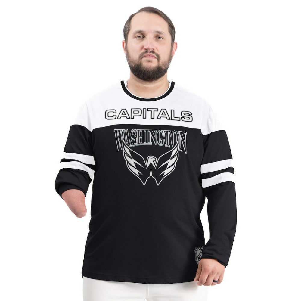 Washington Capitals G-III Sports by Carl Banks Adaptive Wear Outlast Durene Long-Sleeve T-Shirt - Black - NHL 202986108