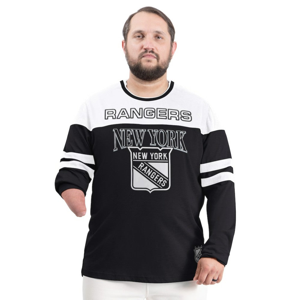New York Rangers G-III Sports by Carl Banks Adaptive Wear Outlast Durene Long-Sleeve T-Shirt - Black - NHL 202986120