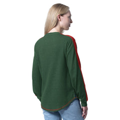 Minnesota Wild G-III 4Her by Carl Banks Women's Advantage Thermal Long-Sleeve Tri-Blend T-Shirt - Green - NHL 202986131