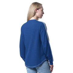Tampa Bay Lightning G-III 4Her by Carl Banks Women's Advantage Thermal Long-Sleeve Tri-Blend T-Shirt - Blue - NHL 202986133