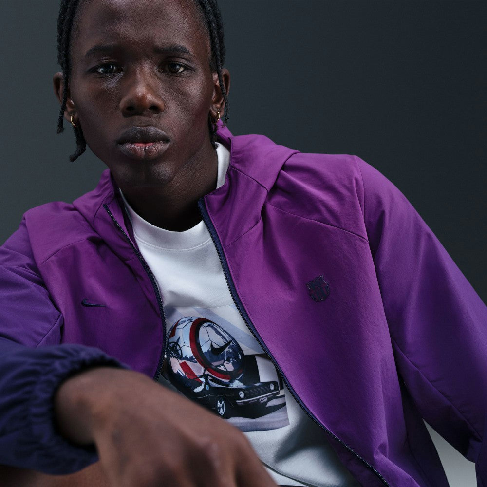 Barcelona AWF Woven Full-Zip Jacket Purple - Nike for sale