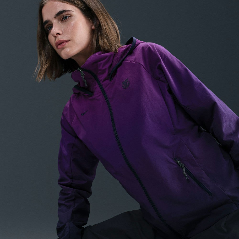 Barcelona Women's AWF Woven Full-Zip Jacket Purple - Nike