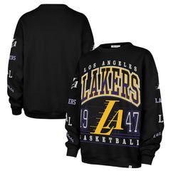 Los Angeles Lakers '47 Women's 2025/26 City Edition Go Big Oversized Sweatshirt Black | 47 brand Near Me