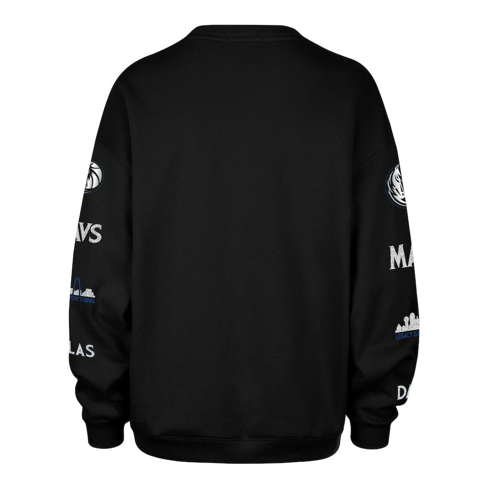 Dallas Mavericks '47 Women's 2025/26 City Edition Go Big Oversized Sweatshirt for sale Black | 47 brand online