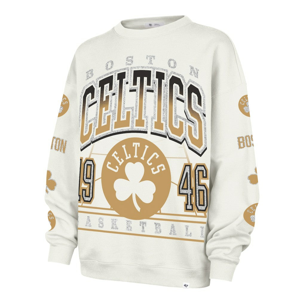 Boston Celtics '47 Women's 2025/26 City Edition Go Big Oversized Sweatshirt Natural | 47 brand online