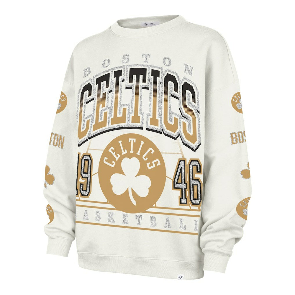 Boston Celtics '47 Women's 2025/26 City Edition Go Big Oversized Sweatshirt Natural | 47 brand online