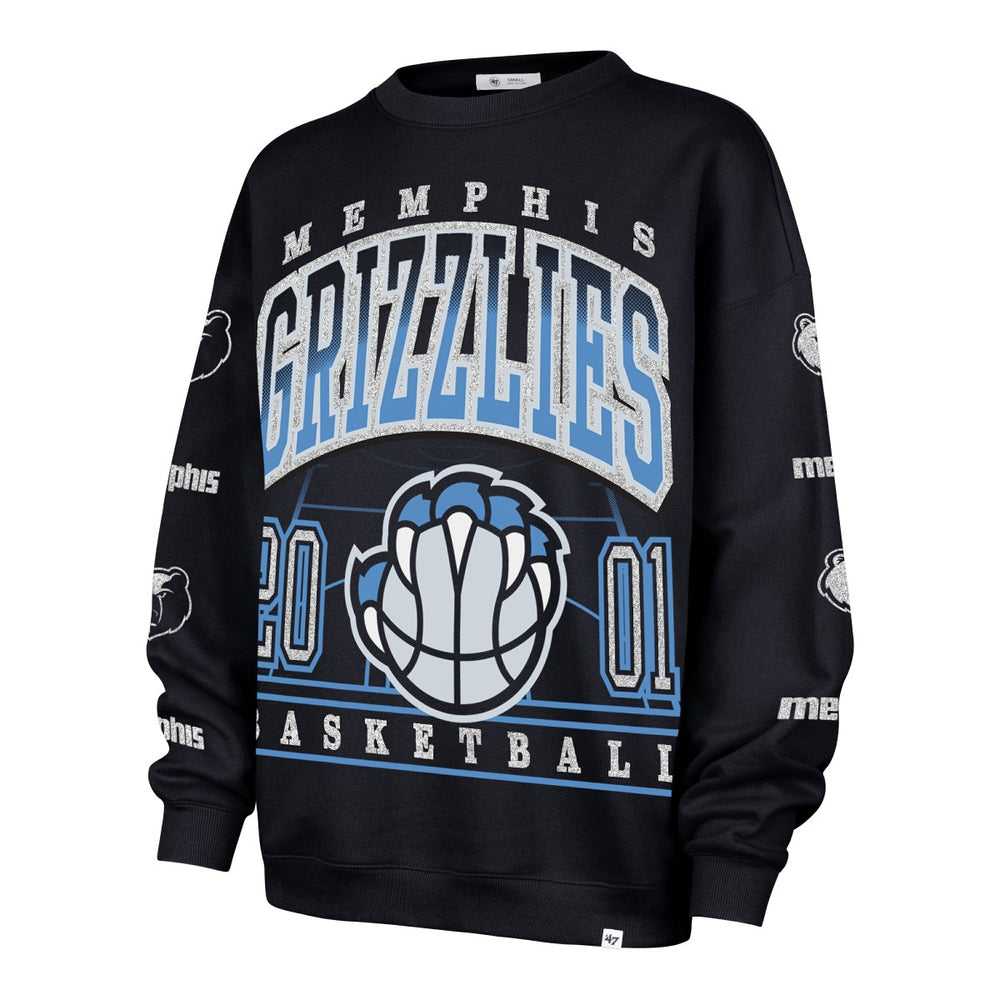 Memphis Grizzlies '47 Women's 2025/26 City Edition Go Big Oversized Sweatshirt Navy | 47 brand