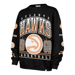 Atlanta Hawks '47 Women's 2025/26 City Edition Go Big Oversized Sweatshirt Black | 47 brand online