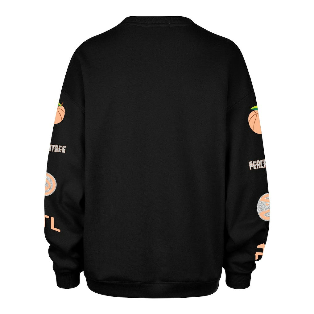 Atlanta Hawks '47 Women's 2025/26 City Edition Go Big Oversized Sweatshirt Black | 47 brand online