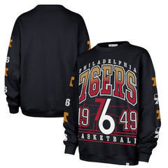 Philadelphia 76ers '47 Women's 2025/26 City Edition Go Big Oversized Sweatshirt Navy | 47 brand US