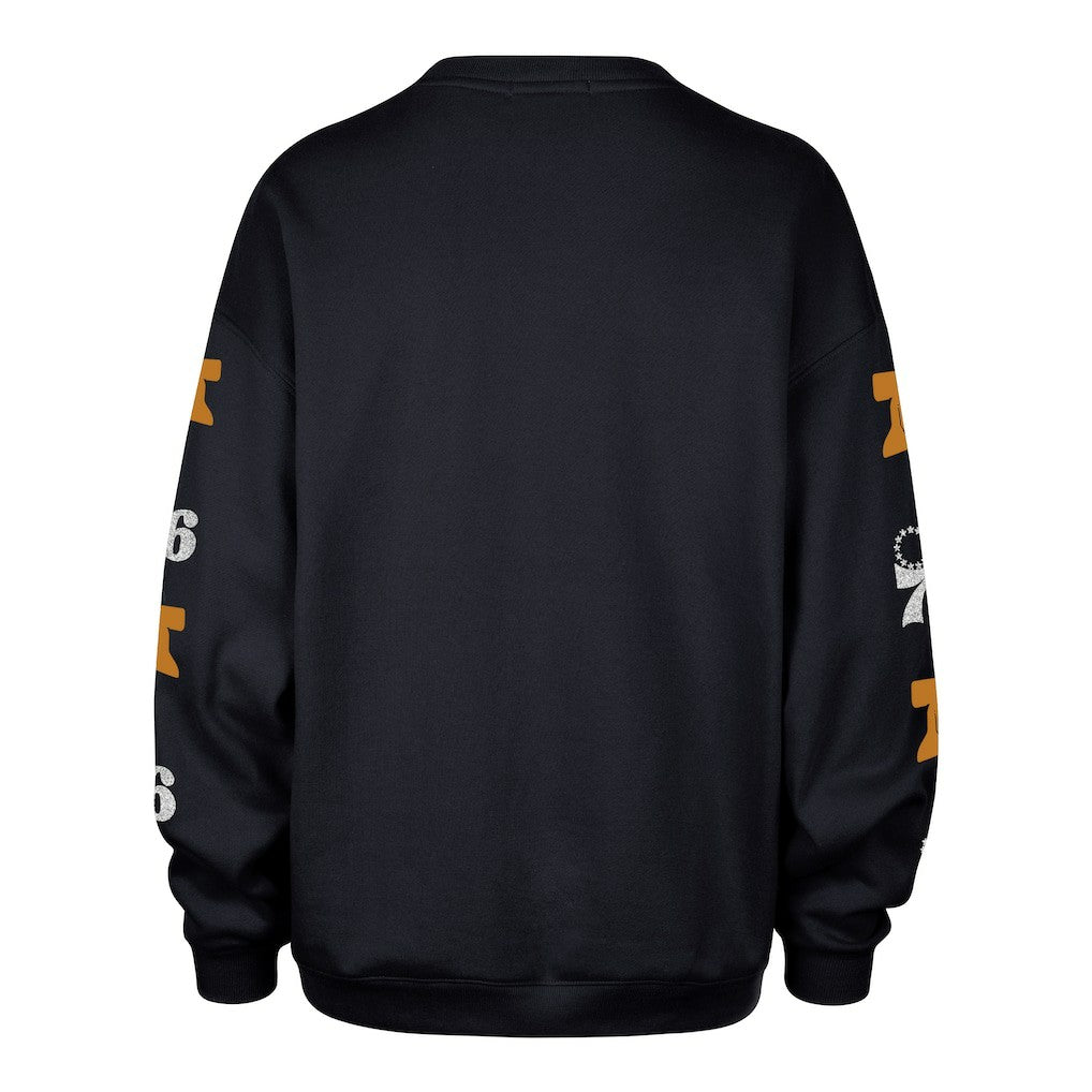 Philadelphia 76ers '47 Women's 2025/26 City Edition Go Big Oversized Sweatshirt Navy | 47 brand US