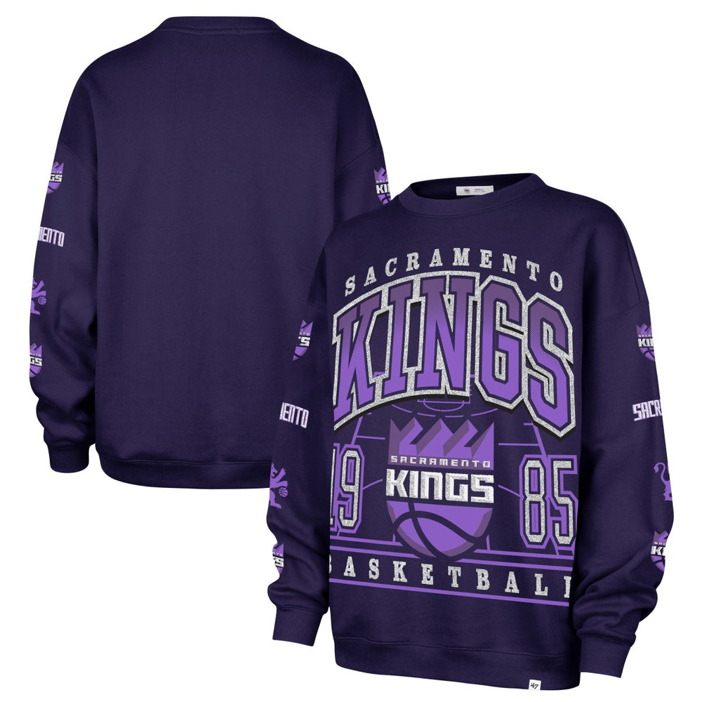 Sacramento Kings '47 Women's 2025/26 City Edition Go Big Oversized Sweatshirt Purple | 47 brand Near Me