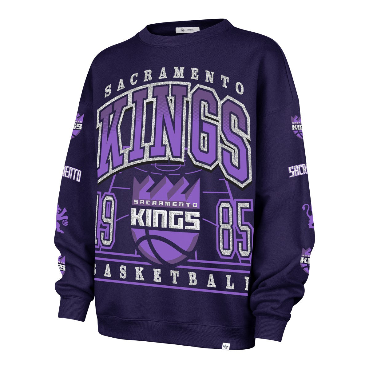 Sacramento Kings '47 Women's 2025/26 City Edition Go Big Oversized Sweatshirt Purple | 47 brand Near Me