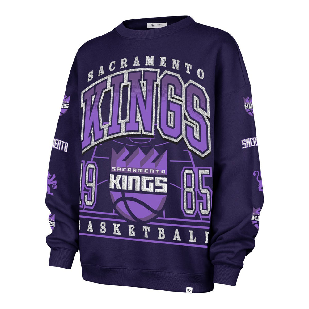 Sacramento Kings '47 Women's 2025/26 City Edition Go Big Oversized Sweatshirt Purple | 47 brand Near Me
