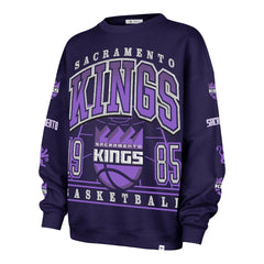 Sacramento Kings '47 Women's 2025/26 City Edition Go Big Oversized Sweatshirt Purple | 47 brand Near Me
