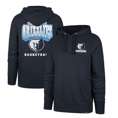 Memphis Grizzlies '47 2025/26 City Edition Jab Step Headline Hoodie Navy | 47 brand US