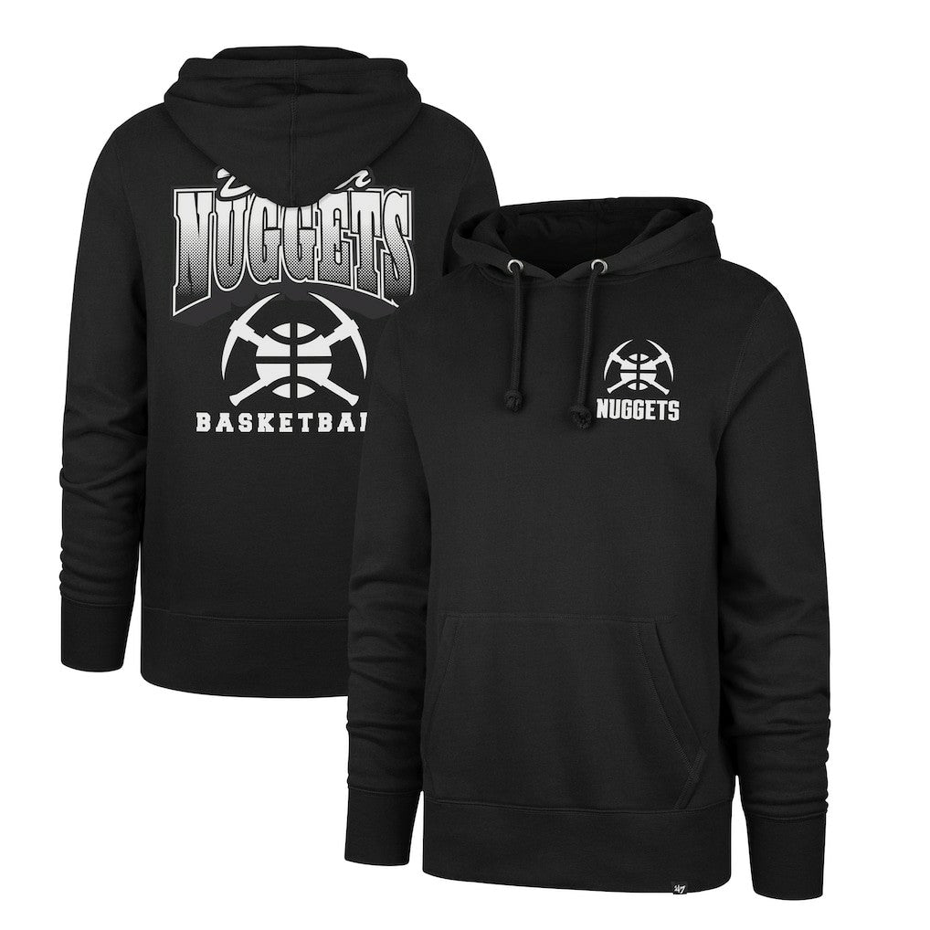 Denver Nuggets '47 2025/26 City Edition Jab Step Headline Hoodie Black | 47 brand outlet