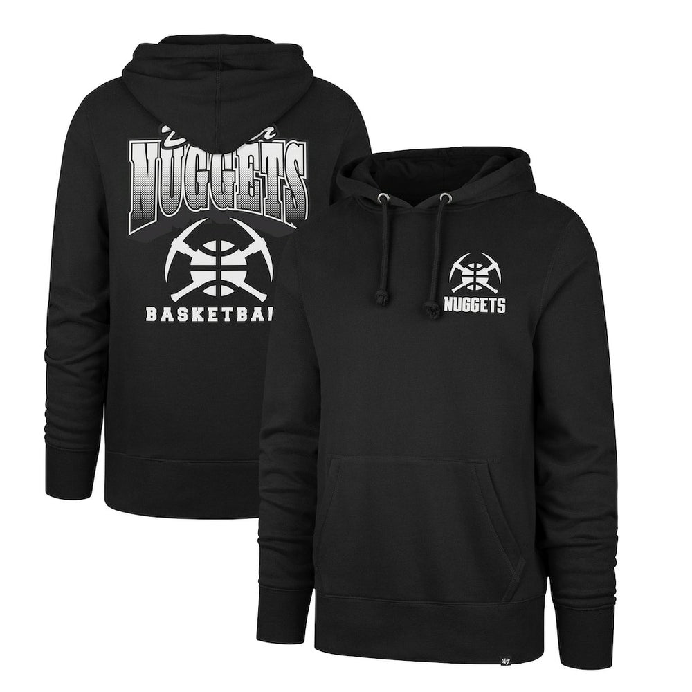Denver Nuggets '47 2025/26 City Edition Jab Step Headline Hoodie Black | 47 brand outlet