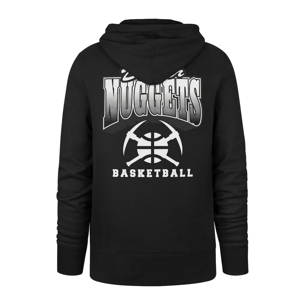 Denver Nuggets '47 2025/26 City Edition Jab Step Headline Hoodie Black | 47 brand outlet