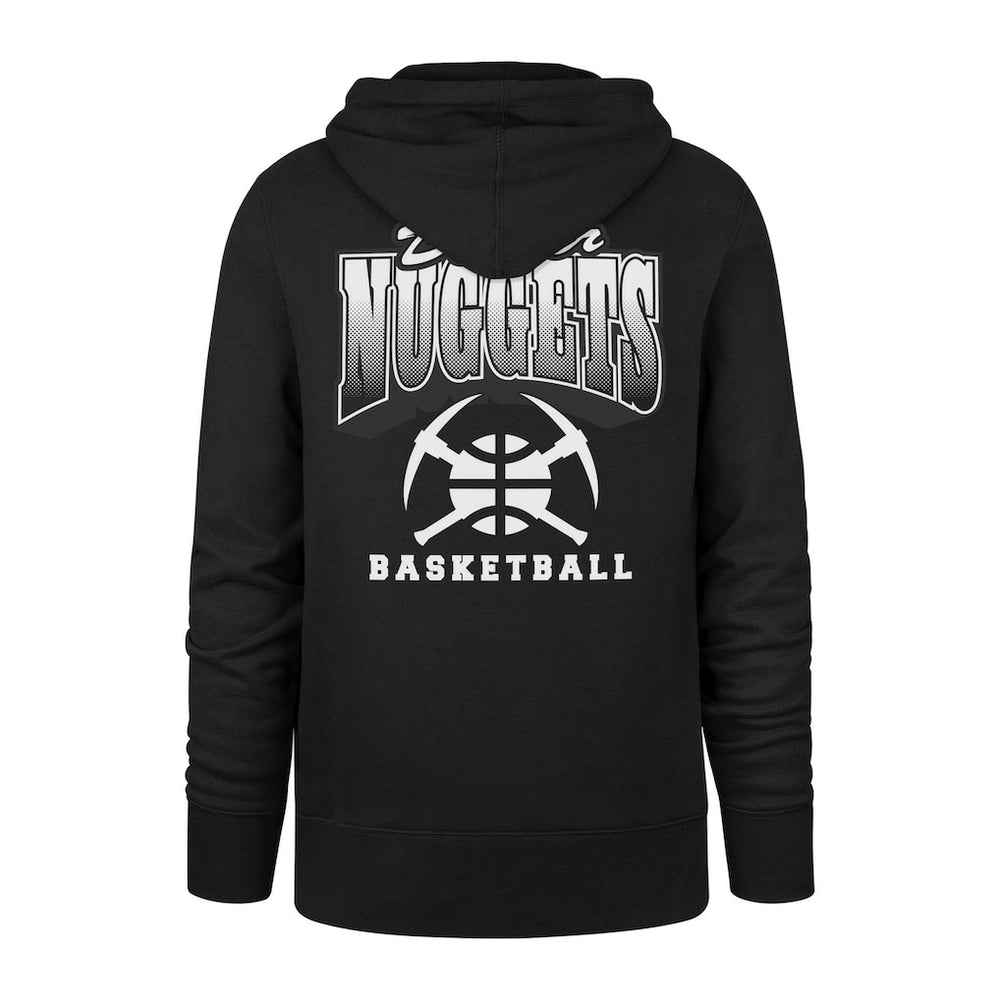 Denver Nuggets '47 2025/26 City Edition Jab Step Headline Hoodie Black | 47 brand outlet