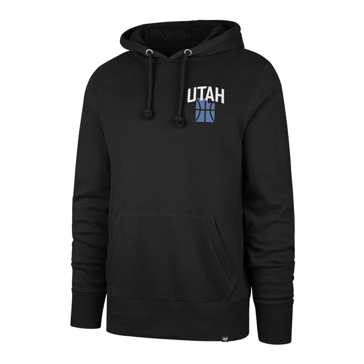 Utah Jazz '47 2025/26 City Edition Jab Step Headline Hoodie Black | 47 brand Lifestyle