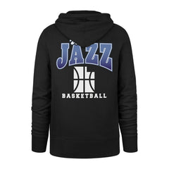 Utah Jazz '47 2025/26 City Edition Jab Step Headline Hoodie Black | 47 brand Lifestyle