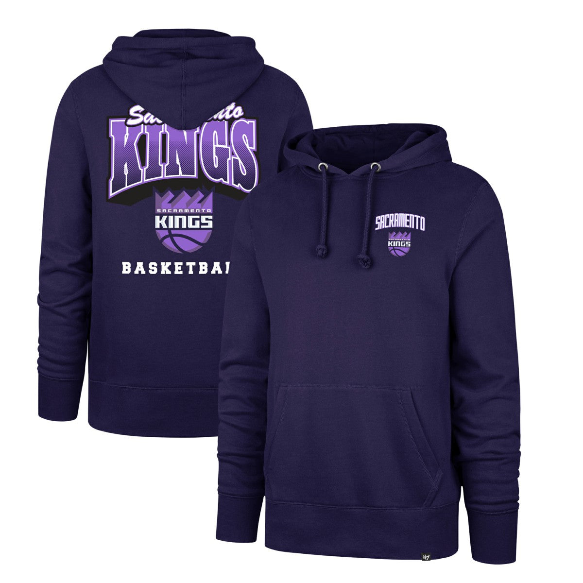 Sacramento Kings '47 2025/26 City Edition Jab Step Headline Hoodie Purple | 47 brand