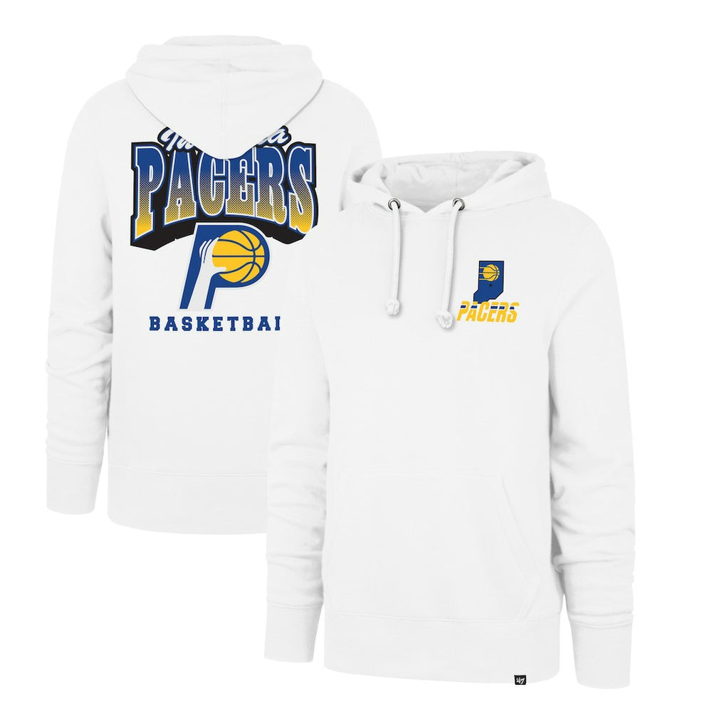 Indiana Pacers '47 2025/26 City Edition Jab Step Headline Hoodie White | 47 brand online
