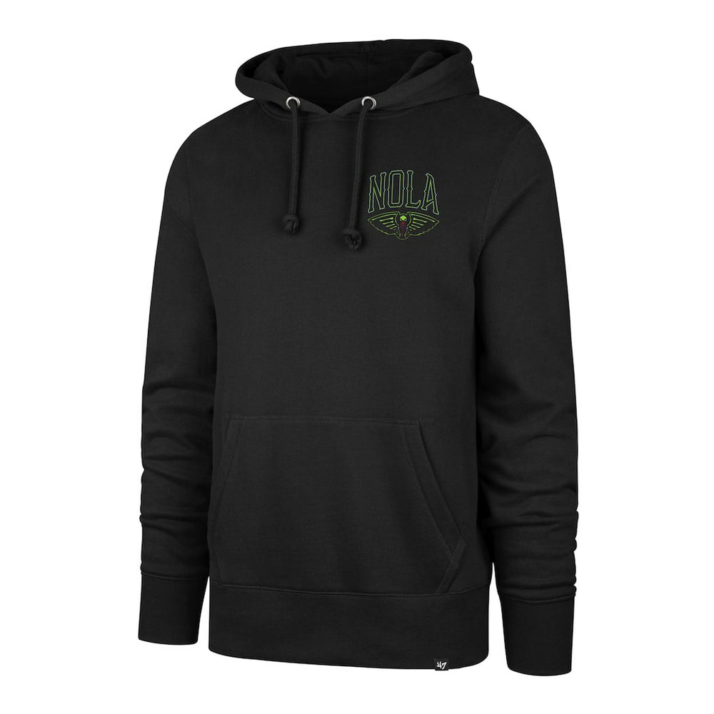 New Orleans Pelicans '47 2025/26 City Edition Jab Step Headline Hoodie Black | 47 brand US