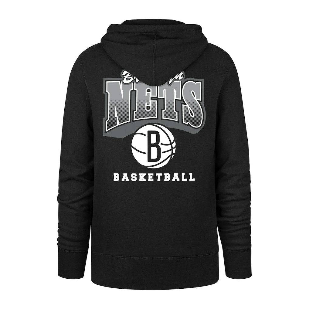 Brooklyn Nets '47 2025/26 City Edition Jab Step Headline Hoodie Black | 47 brand US