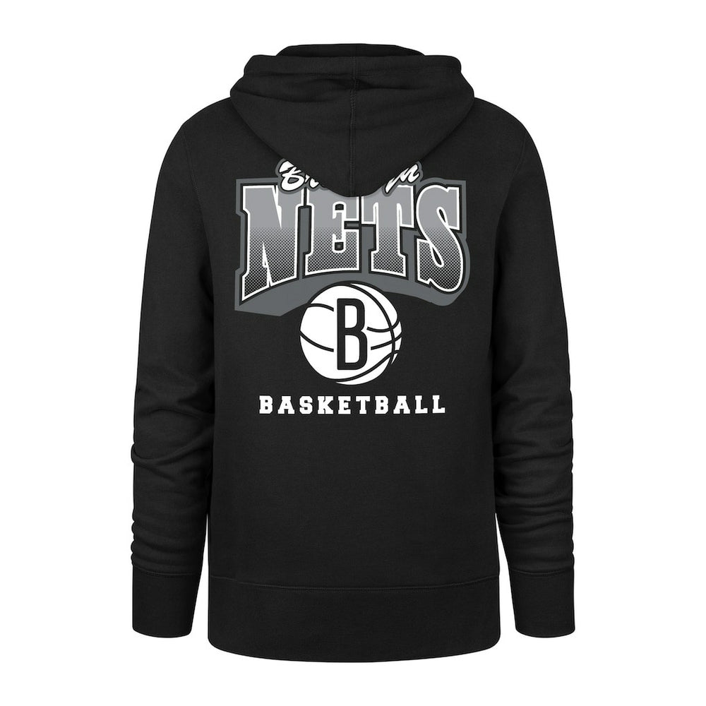 Brooklyn Nets '47 2025/26 City Edition Jab Step Headline Hoodie Black | 47 brand US