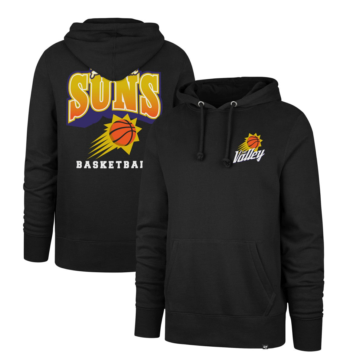 Phoenix Suns '47 2025/26 City Edition Jab Step Headline Hoodie Black | 47 brand discount