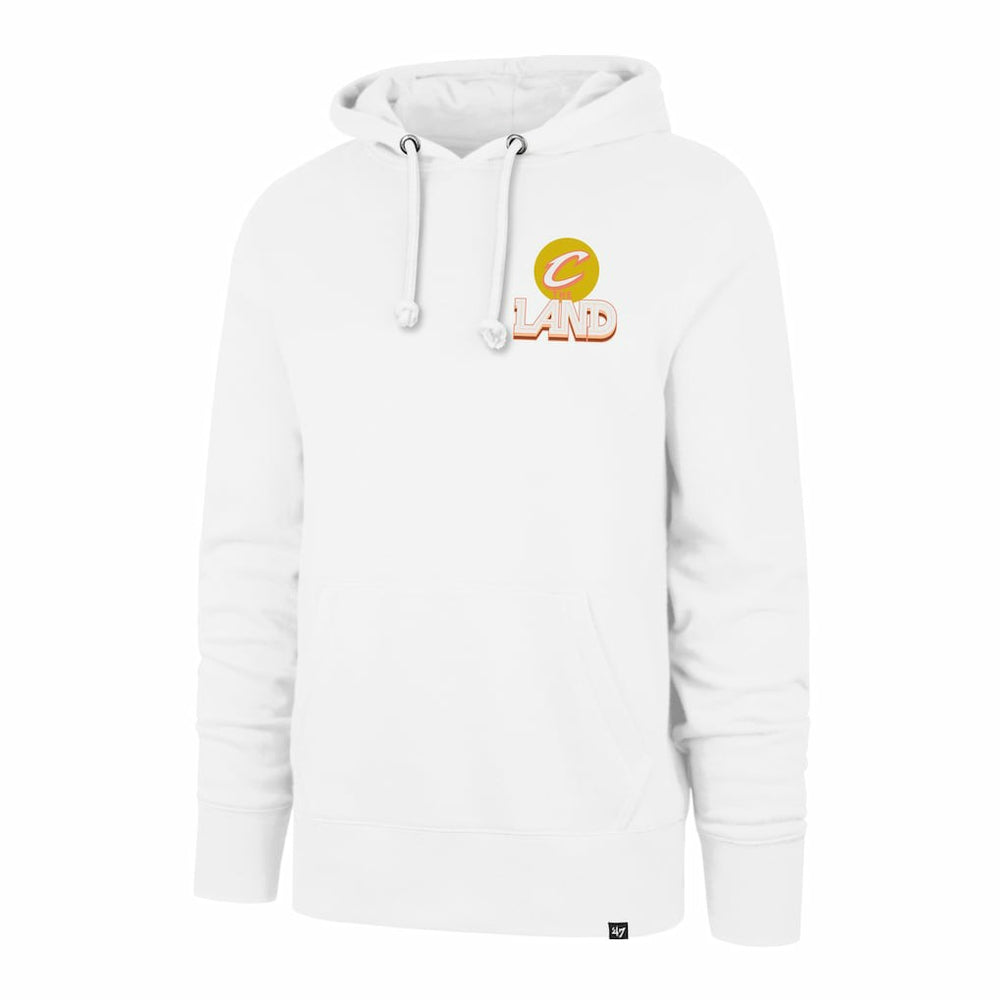 Cleveland Cavaliers '47 2025/26 City Edition Jab Step Headline Hoodie for sale White | 47 brand for sale