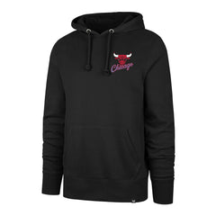 Chicago Bulls '47 2025/26 City Edition Jab Step Headline Hoodie Black | 47 brand outlet