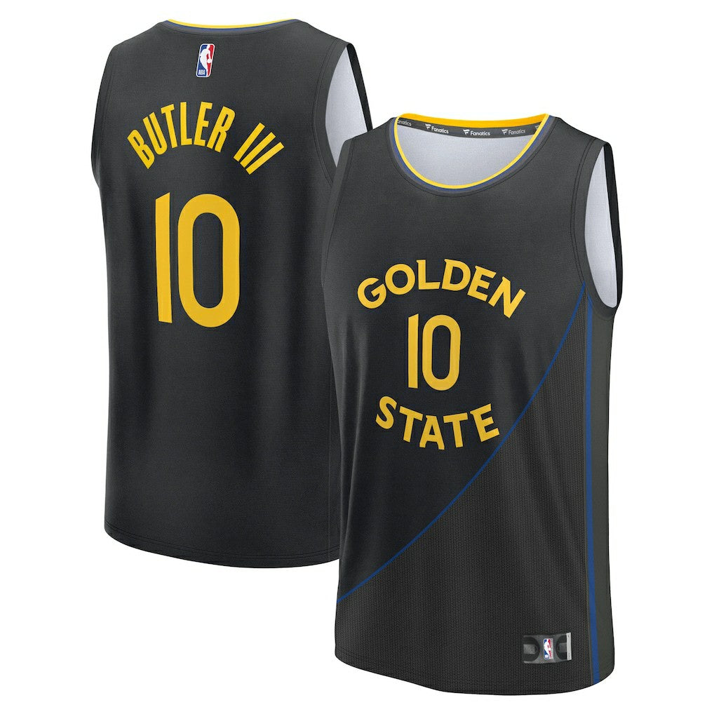 Jimmy Butler III Golden State Warriors Fast Break Replica Player Jersey for sale Statement Editi- Black | Fanatics US