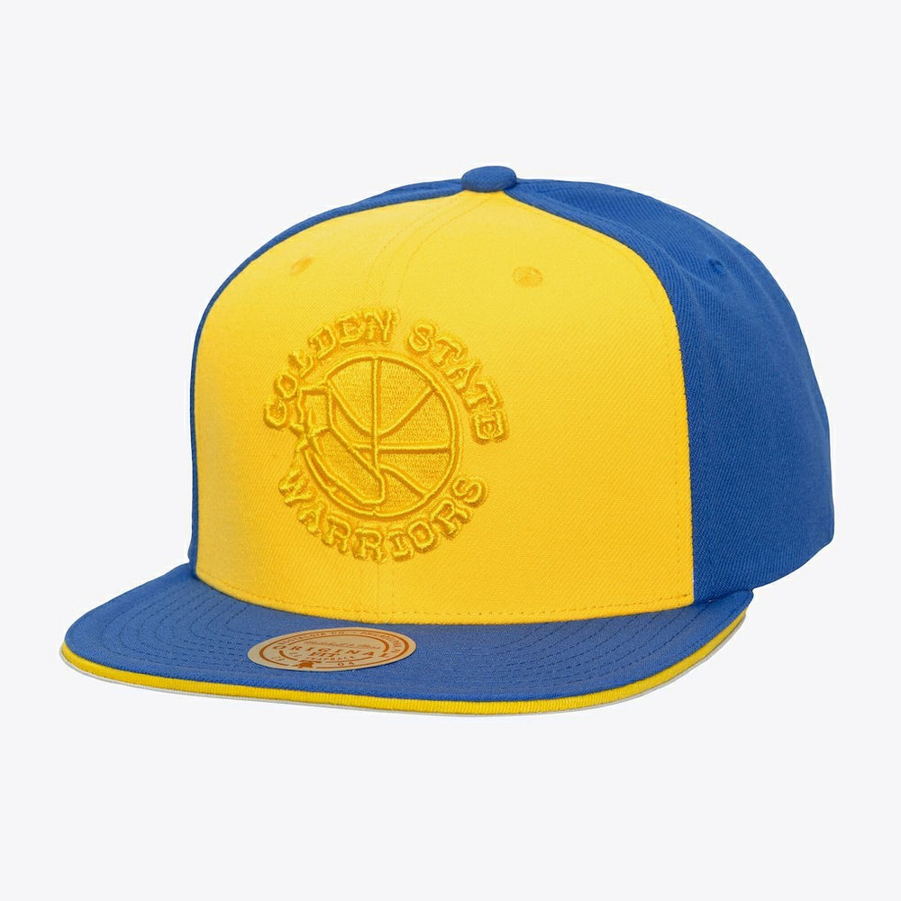 Golden State Warriors Color Pop Snapback Hat for sale Gold/Royal | Mitchell & Ness for sale