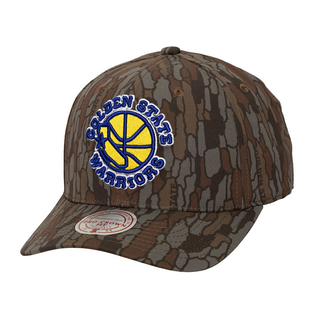 Golden State Warriors Hidden Pro-Crown Adjustable Hat for sale Camo | Mitchell & Ness Near Me