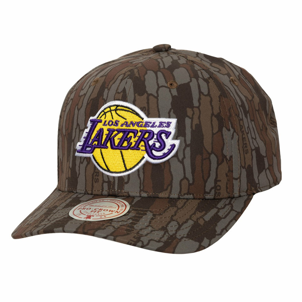 Los Angeles Lakers Hidden Pro-Crown Adjustable Hat Camo | Mitchell & Ness outlet