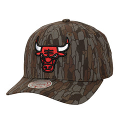 Chicago Bulls Hidden Pro-Crown Adjustable Hat Camo | Mitchell & Ness US