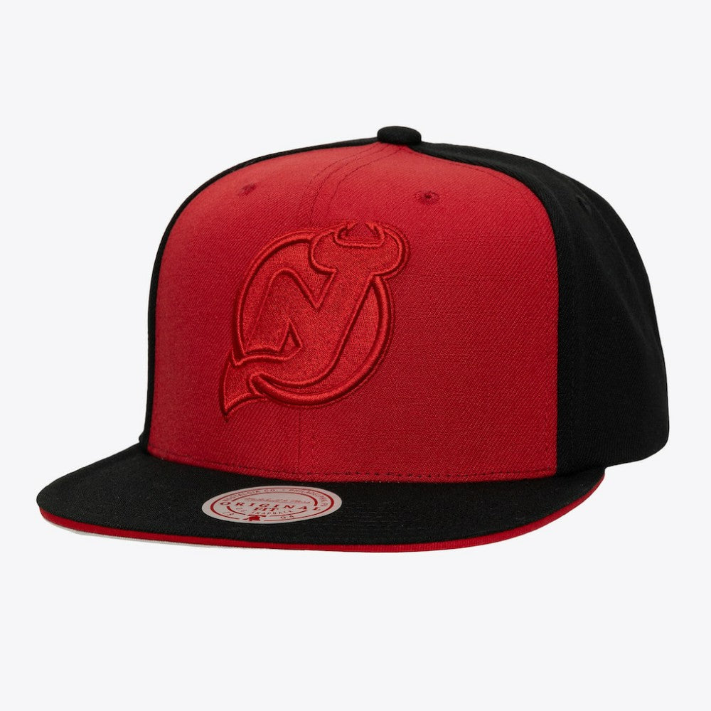 New Jersey Devils Mitchell & Ness Color Pop Snapback Hat - Red/Black - NHL 202986761